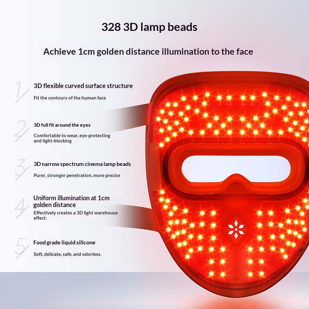 Silikon Beauty-Maske mit Photonen-Hautverjüngung