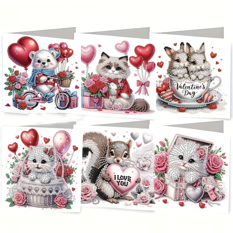 DIY Diamond Painting Grusskarten-Set