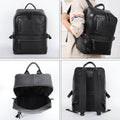 Business Commute Laptop Rucksack aus Leder
