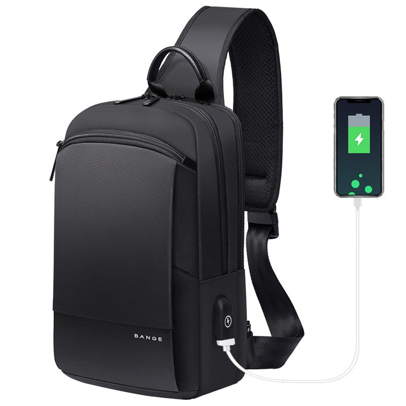 USB-Brusttasche aus Oxford-Stoff – Bild 6 | LuxeStyle