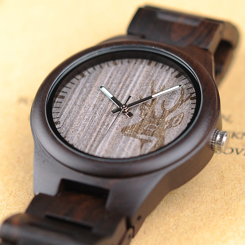 Holzarmbanduhr Classic Analog