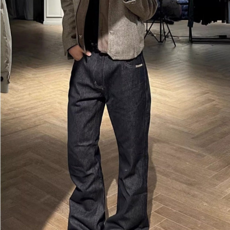 Kurze Washed Denim Jeans für Herren