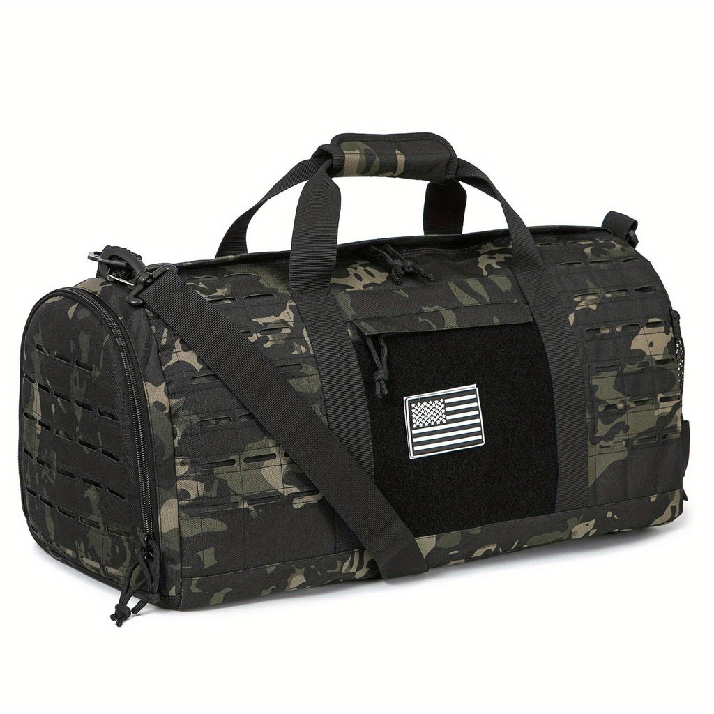 Reisetasche Sportlich 75 l Schwarz-Camo – Bild 4 | LuxeStyle