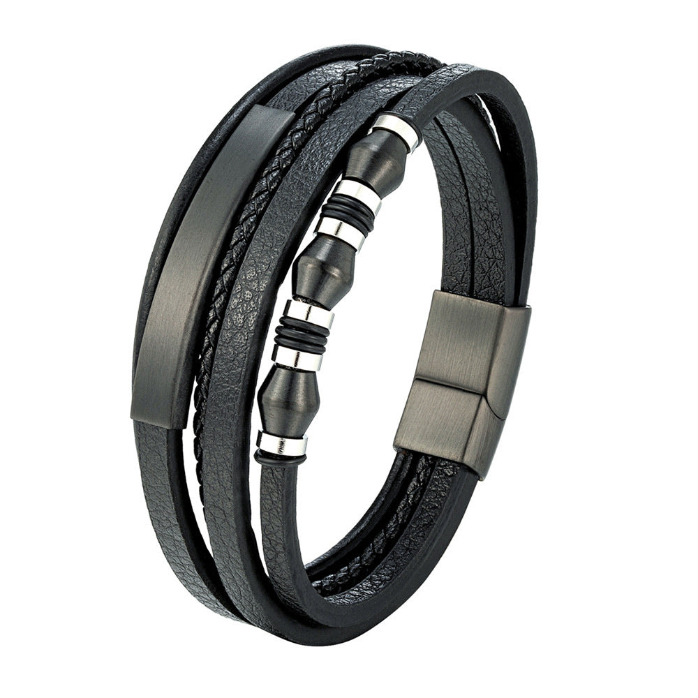 Leder-Riemen-Armreif – Bild 4 | LuxeStyle