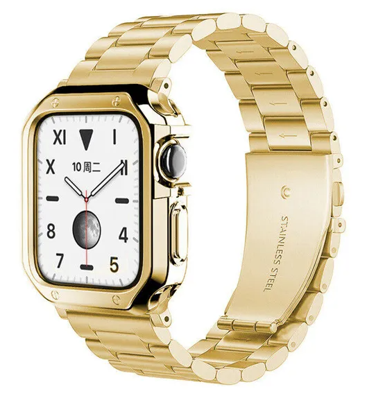 Edelstahl-Armband für Apple Watch mit TPU-Gehäuse – Ansicht 5