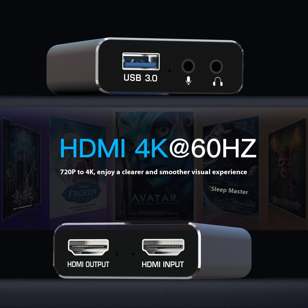 4K Gaming Set-Top Box Audio-Recorder