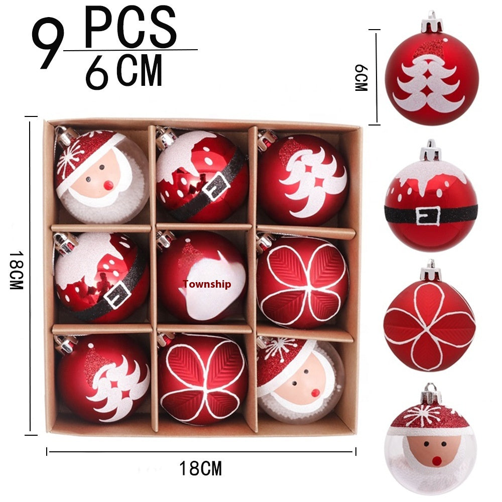 Weihnachtskugel-Set mit handgezeichneten Motiven – Bild 4 | LuxeStyle