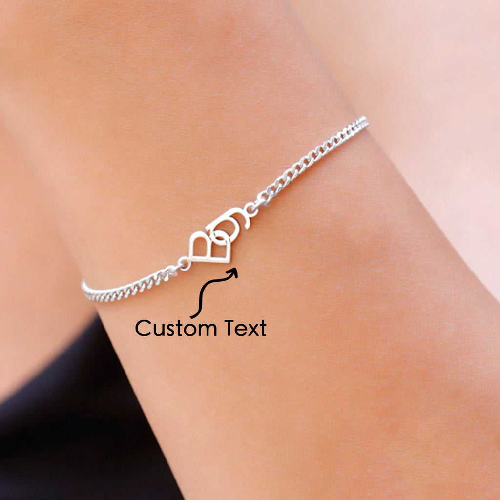 Personalisiertes Armband mit zwei Initialen – Bild 5 | LuxeStyle
