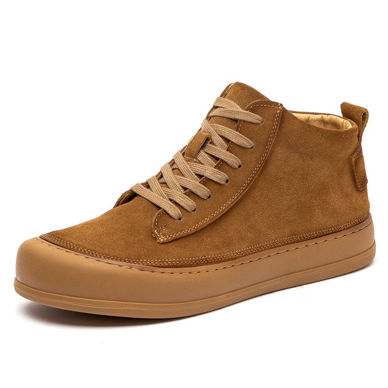 Lässige High-Top Leder Worker-Boots für Herren – Bild 19 | LuxeStyle