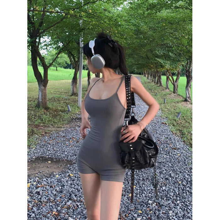 Sommerlicher Jumpsuit mit Taillentasche