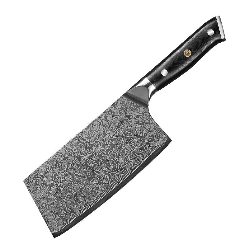 Damast Küchenmesser-Set mit G10 Griffen – Ansicht 5