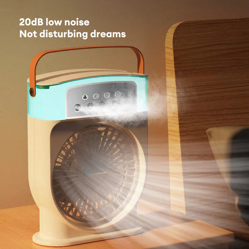 USB Klimaanlagen-Ventilator mit Sprühnebel & LED