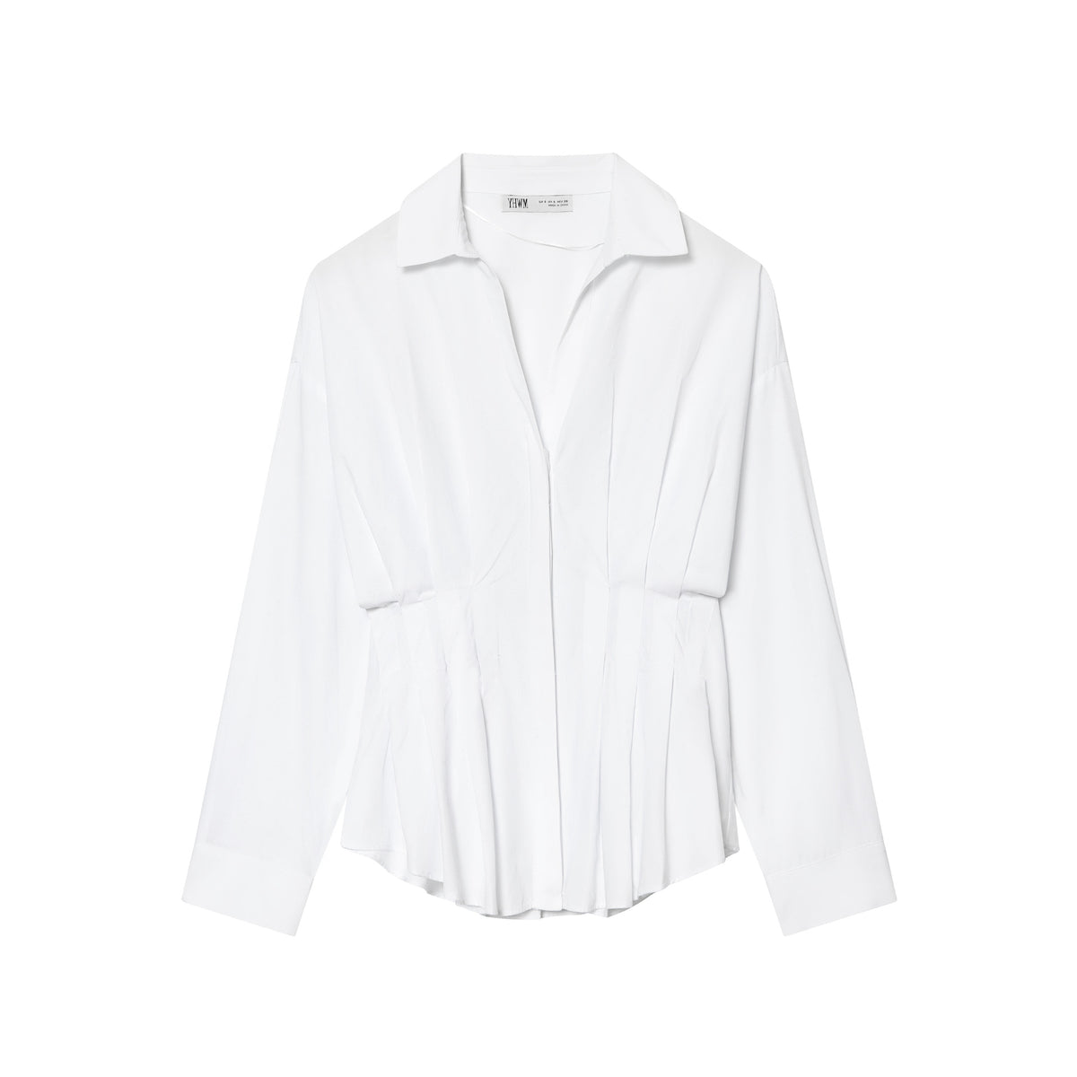 Elegante Plissee-Popeline-Bluse – Bild 2 | LuxeStyle