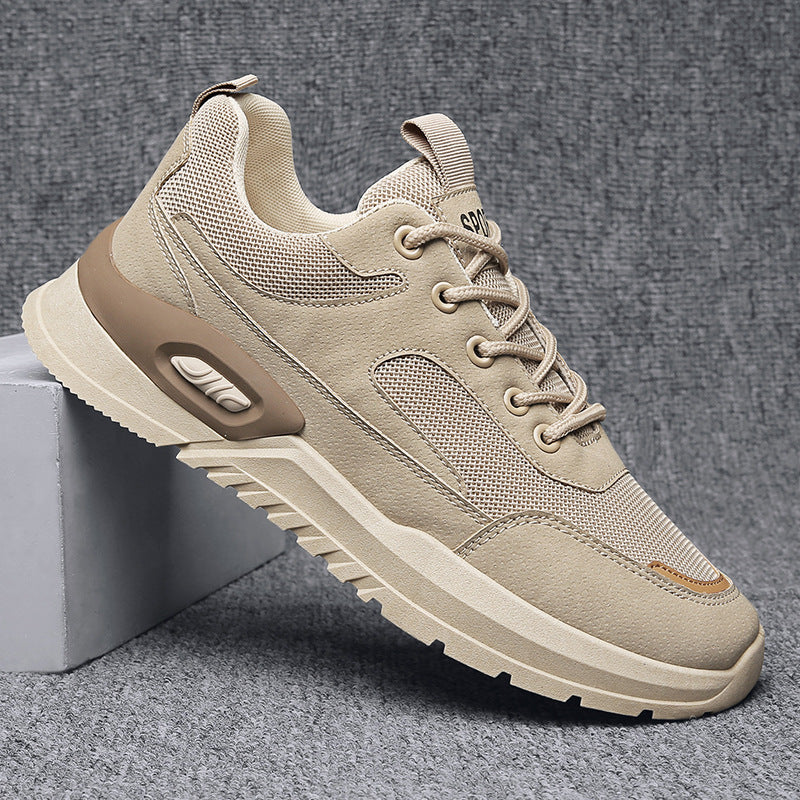 Sneaker Herren Low-Top, flach, einfarbig – Bild 5 | LuxeStyle