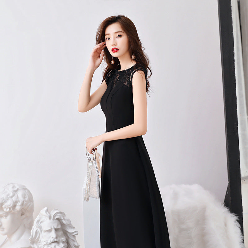 Schwarzes Abendkleid für Damen