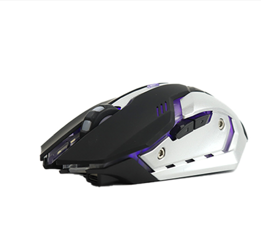 Drahtlose Gaming-Maus, stumm und ergonomisch