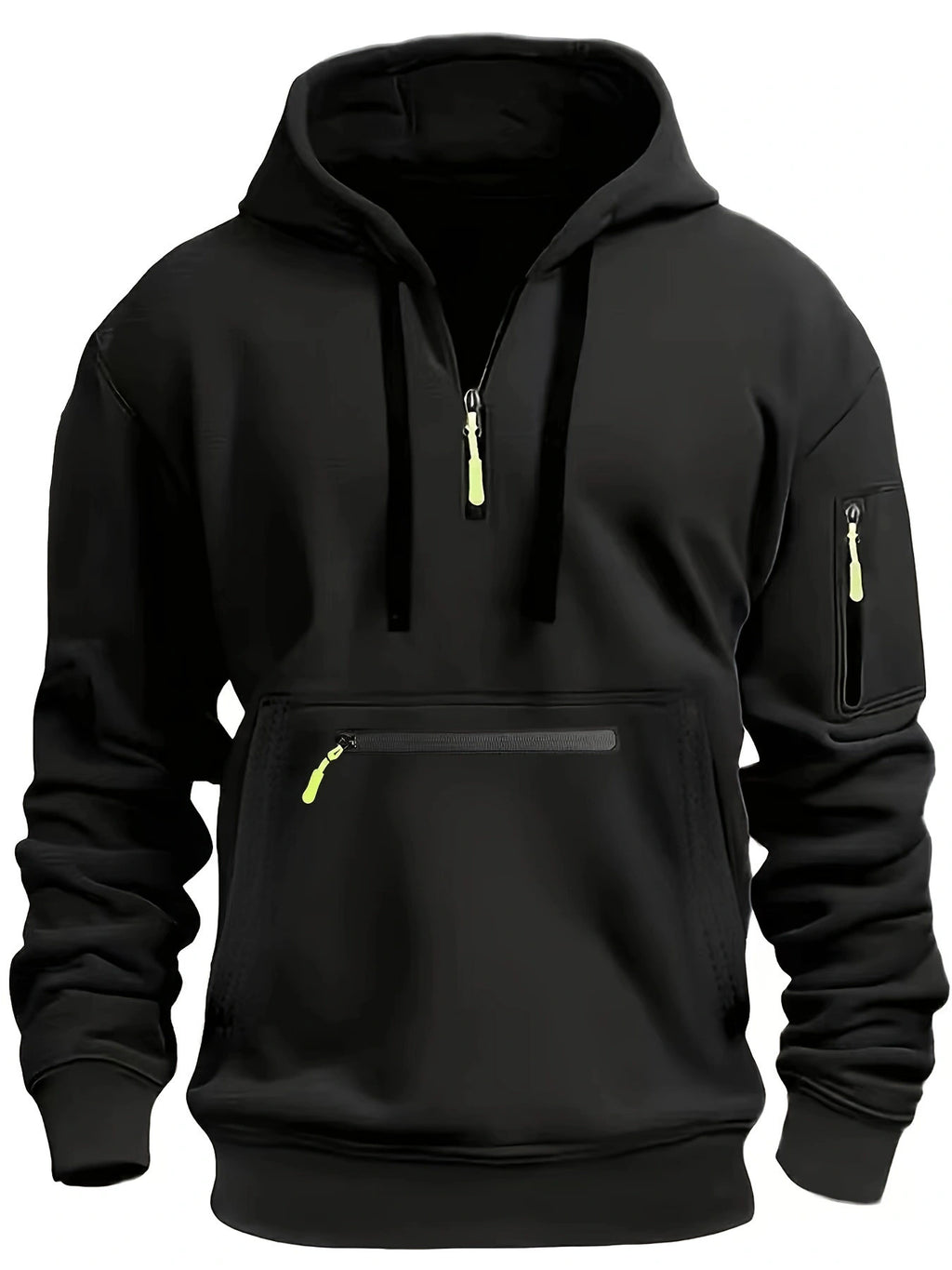 Wasserdichter Kapuzenpullover mit Reissverschluss