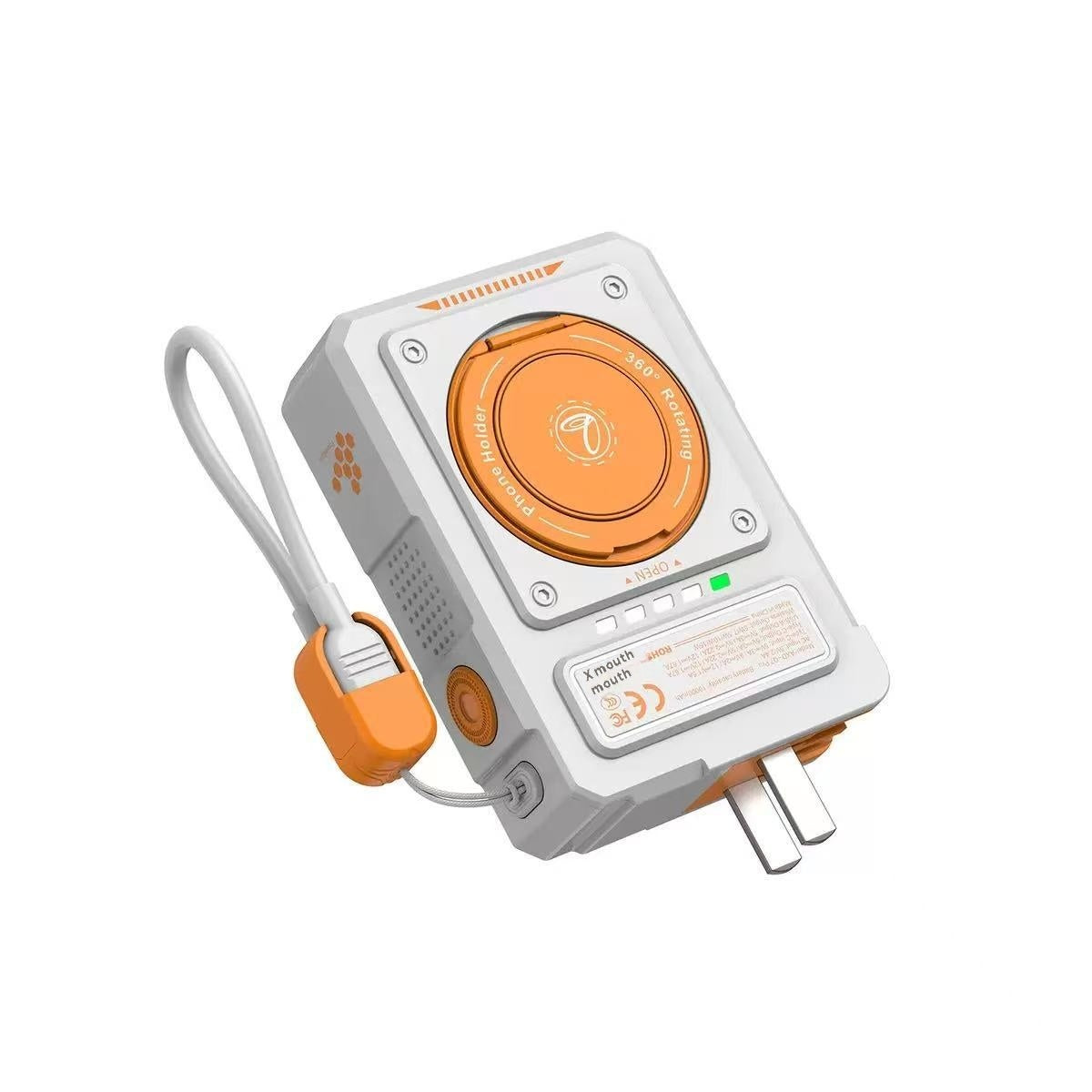 3-in-1 Powerbank mit AC-Stecker, 10'000 mAh