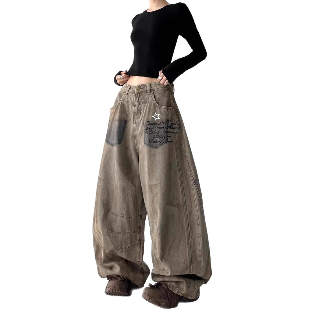 Loose-Fit Damenhosen mit Kurzschnitt