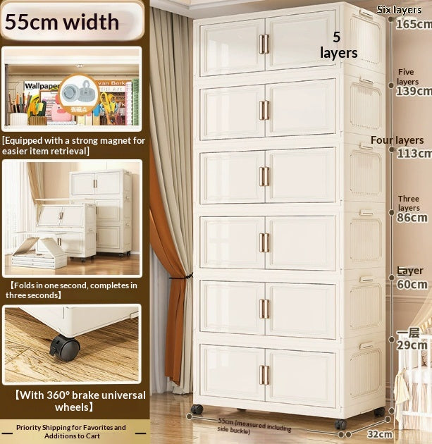 Mehrschichtiger Aufbewahrungs-Schrank