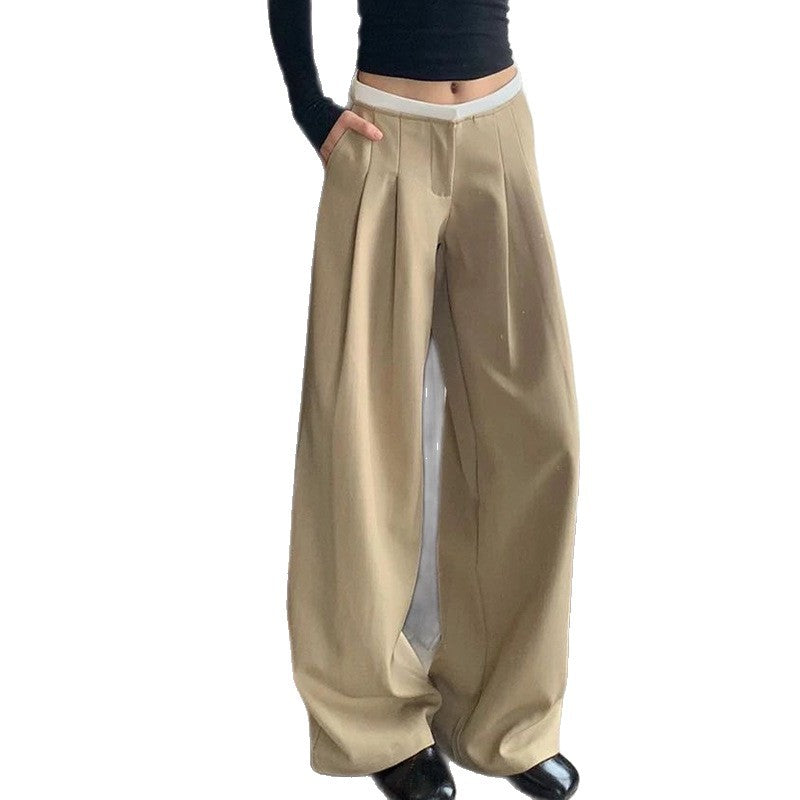 High Waist Wide Leg Hose für Damen