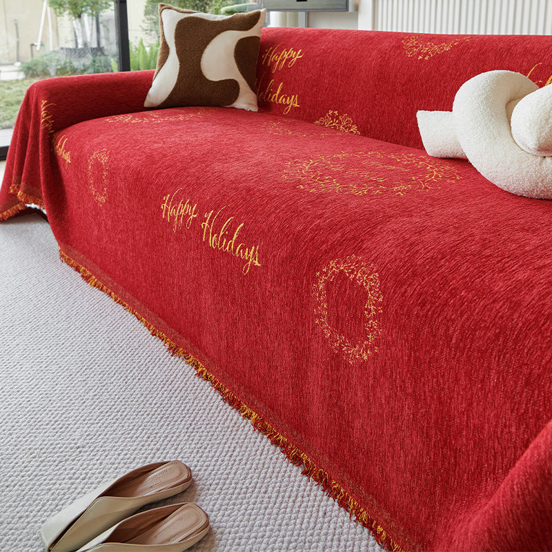 Chenille Sofaüberwurf für alle Jahreszeiten – Ref. CJ-2603030837151627700 – Ansicht 4