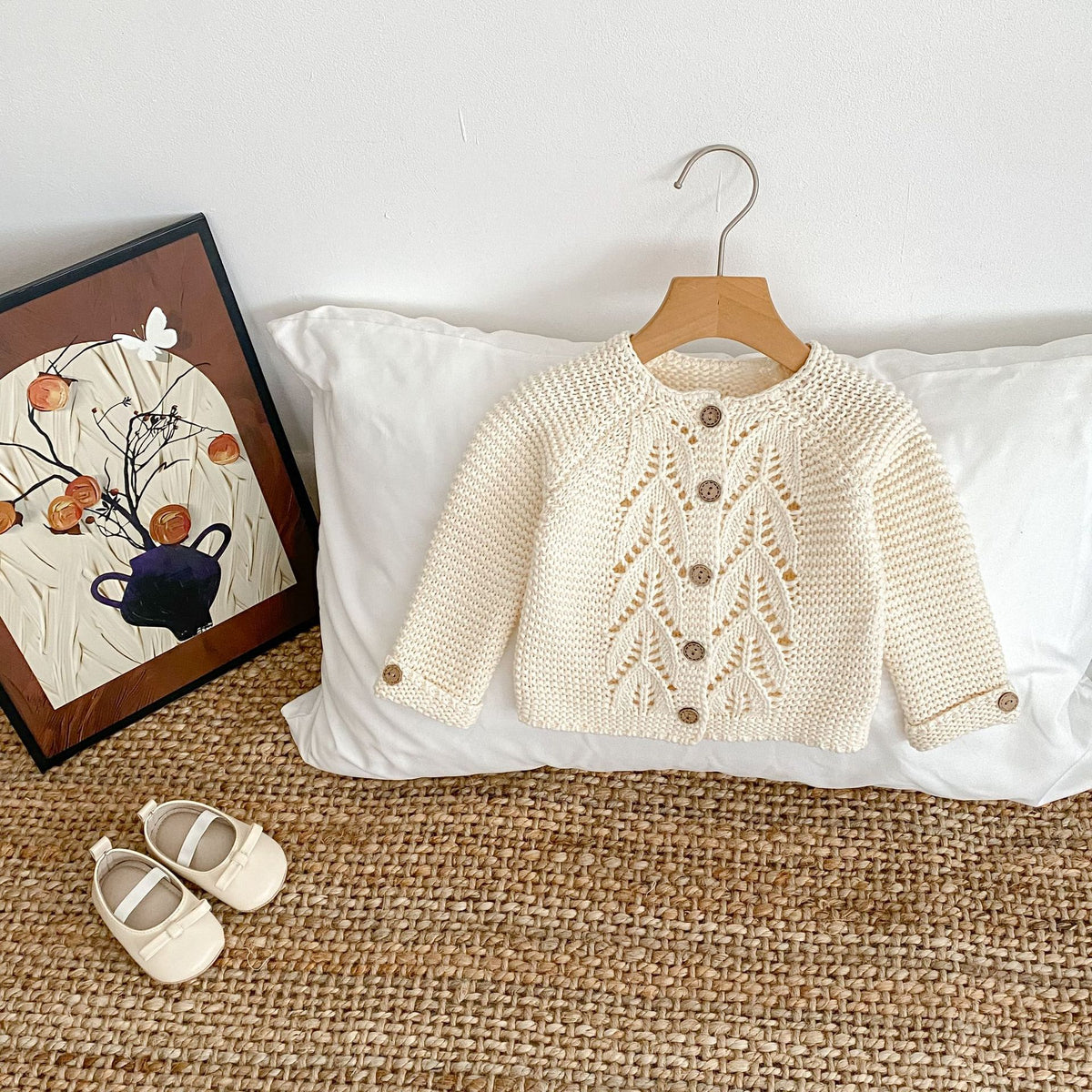 Baumwoll-Strickjacke für Babys – Bild 5 | LuxeStyle