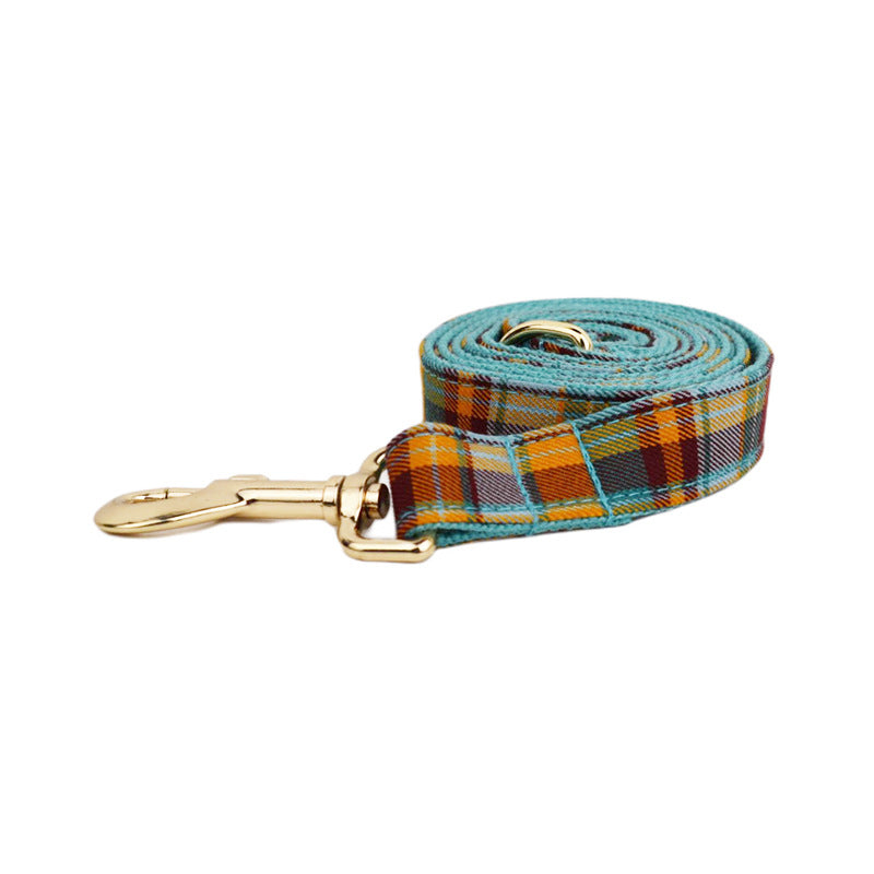 Halsband oder Leine mit grünem Karomuster – Bild 11 | LuxeStyle