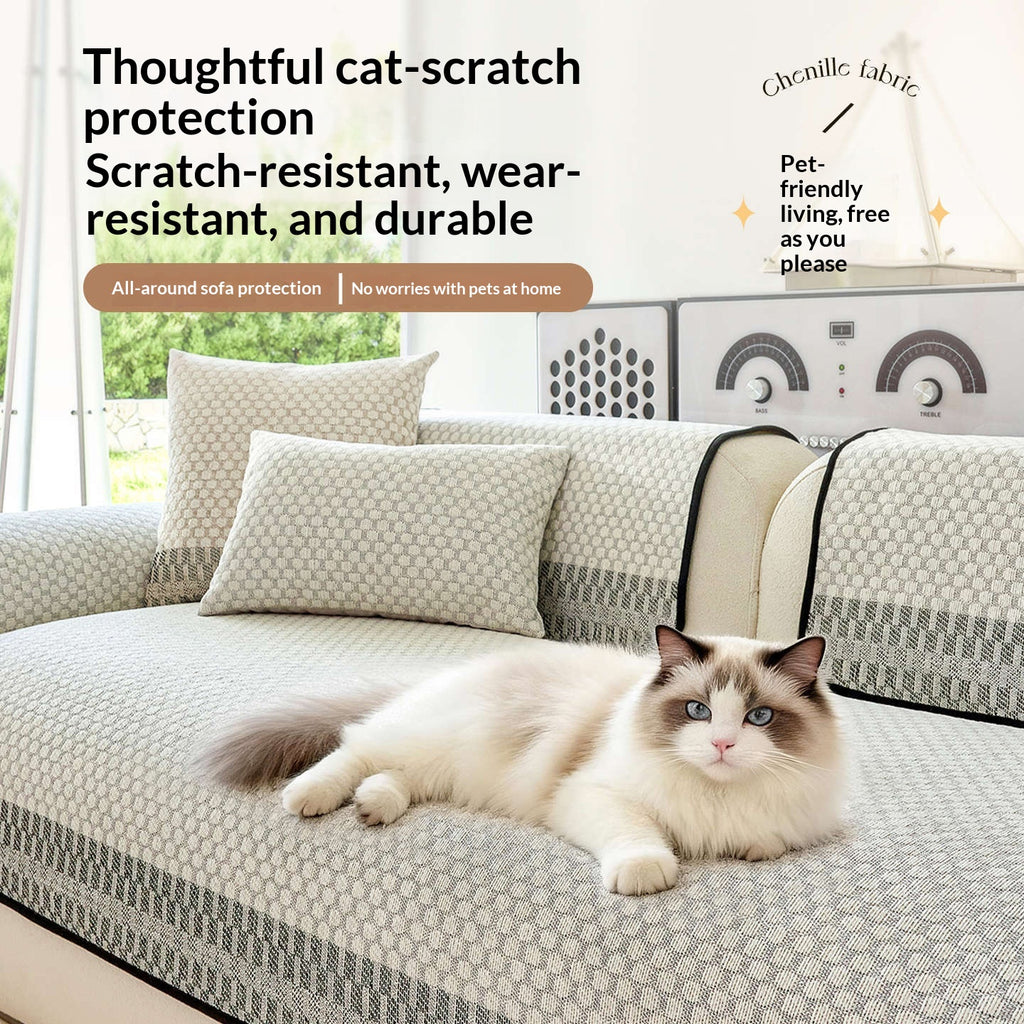 Sofaabdeckung mit kariertem Muster – Bild 3 | LuxeStyle