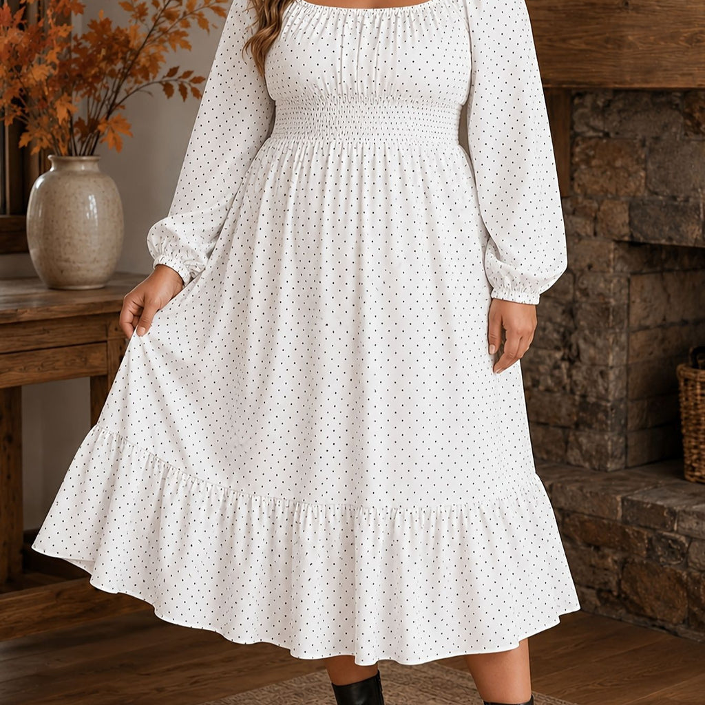 Polka-dot-Lockenrock | LuxeStyle