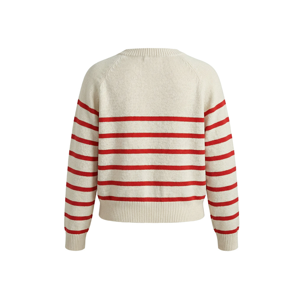 Streifen-Pullover