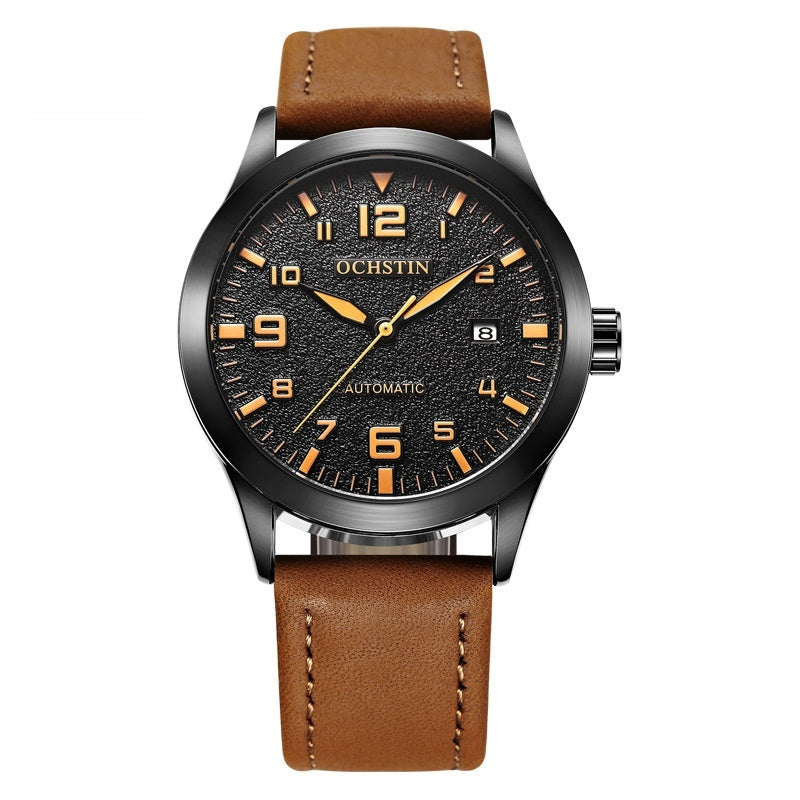 Retro Lederuhr
