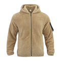 Warme Wende-Fleecejacke mit Kapuze für Herren
