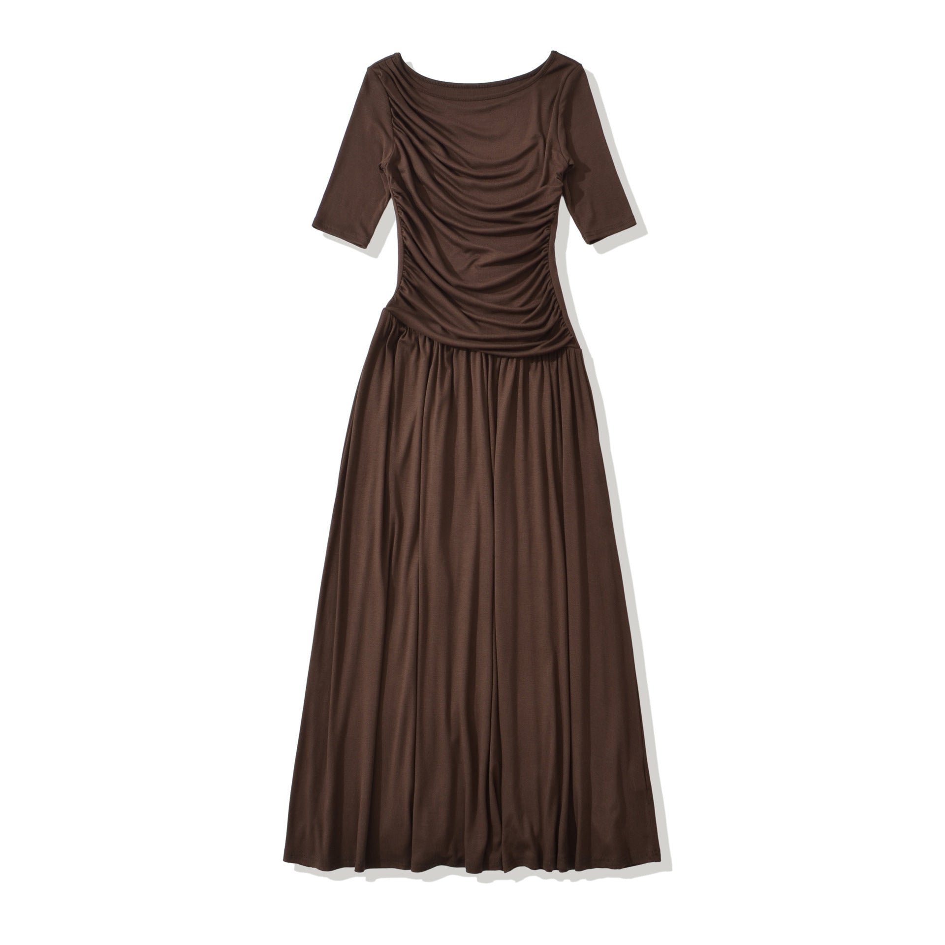 Elegantes Midi-Kleid mit Pleuron