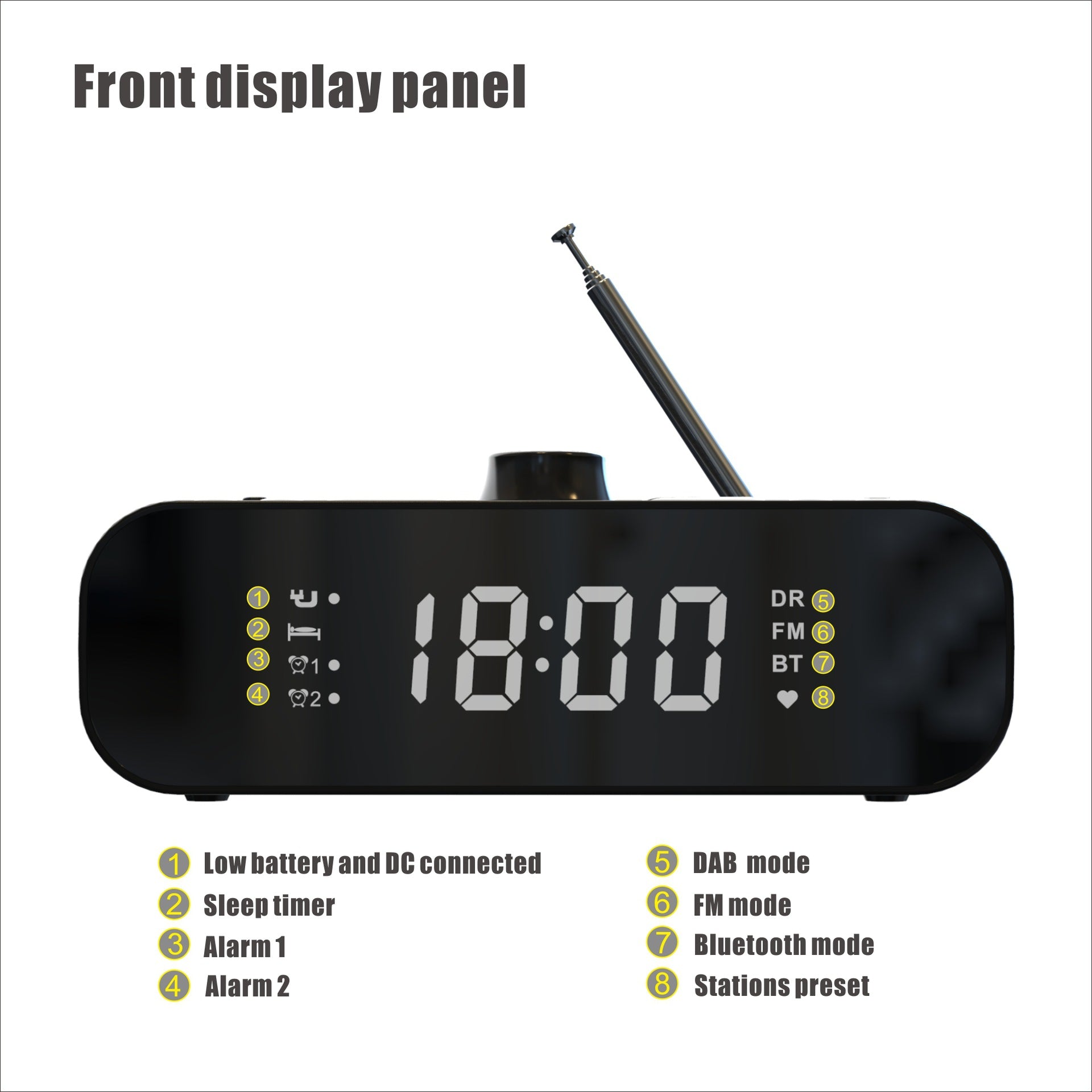 Radio mit Bluetooth und HD-Display