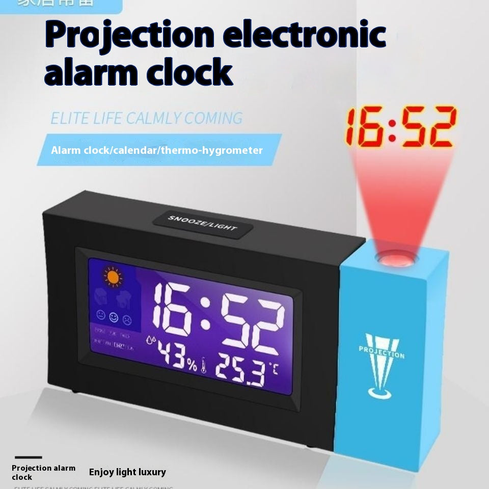 Wetterstation mit Farbdisplay und Projektion