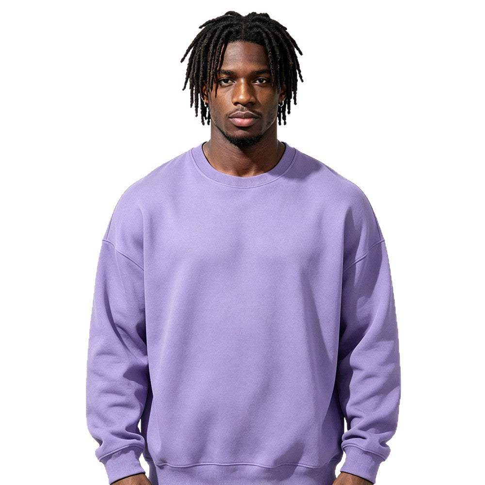 Gefüttertes extra-dickes Rundhals-Sweatshirt