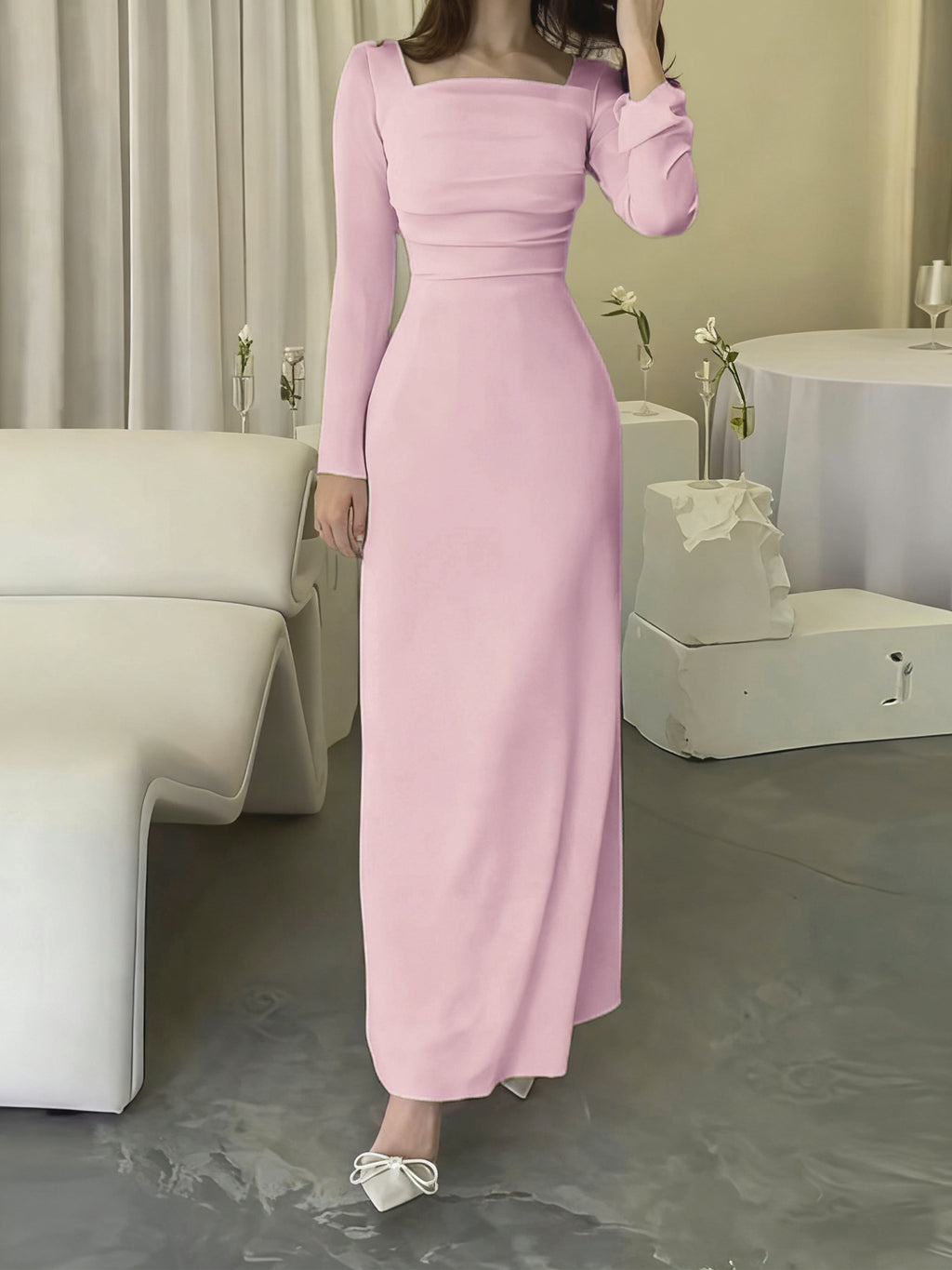 Elegantes Strickkleid für Herbst/Winter