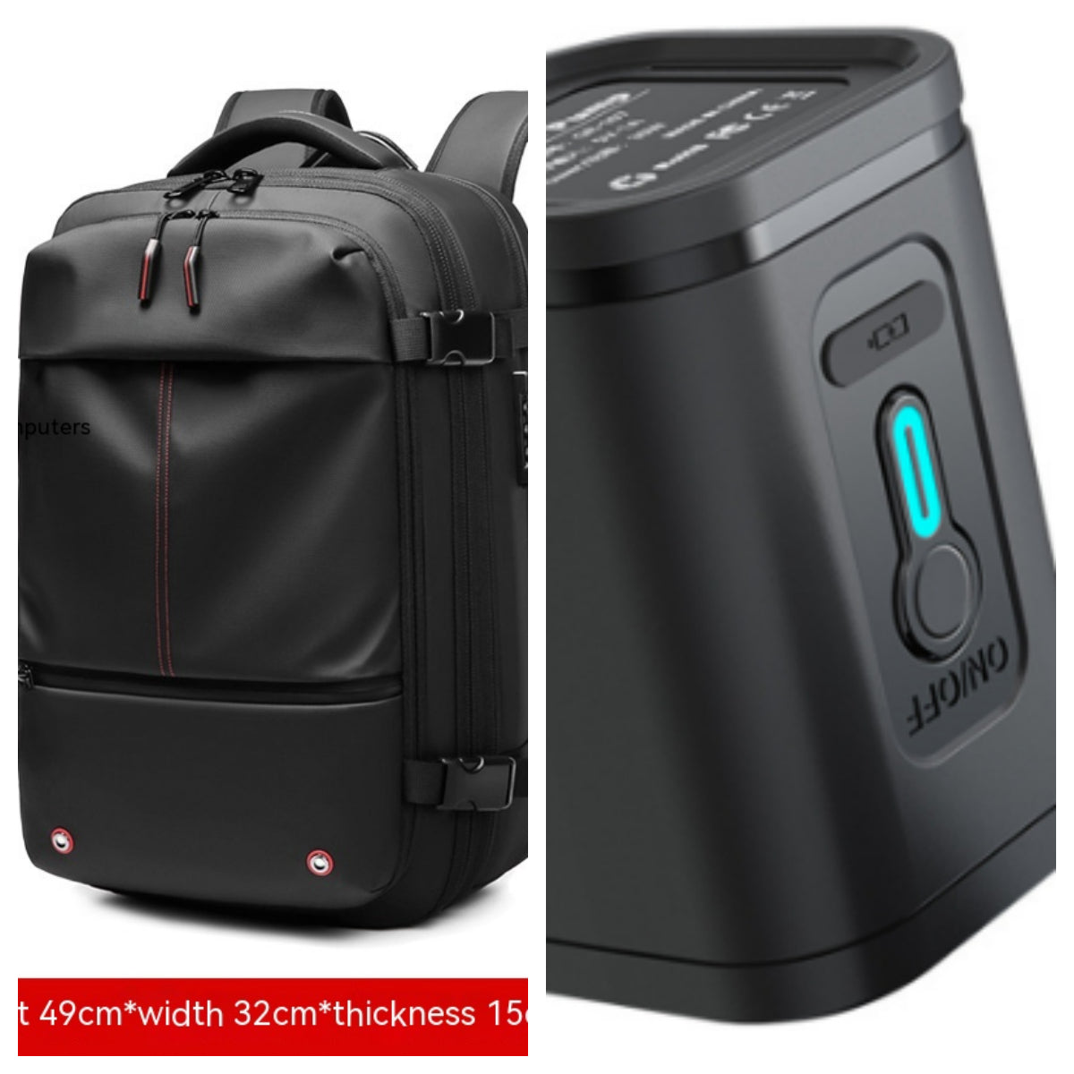 Business Travel Rucksack mit Laptopfach – Bild 4 | LuxeStyle