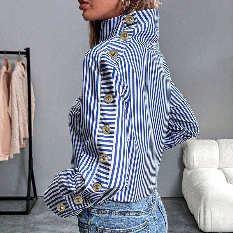 Streifen-Langarmshirt