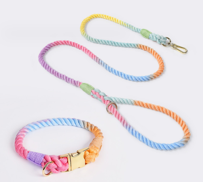 Geflochtenes Baumwollhalsband für Haustiere – Bild 6 | LuxeStyle