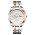 Luminöse Herrenquarzuhren mit Alloy-Armband