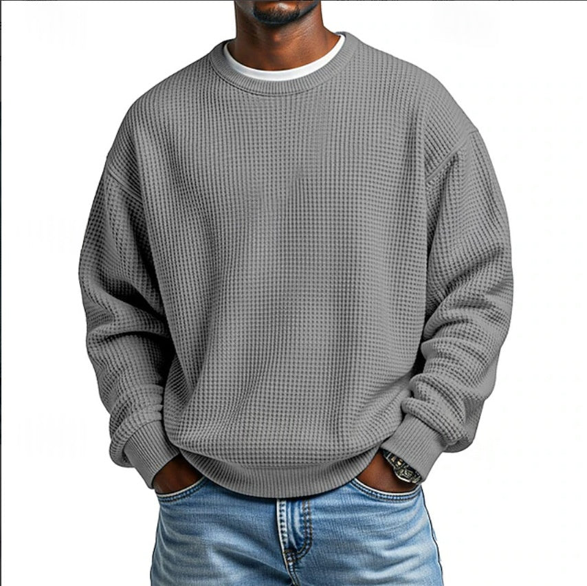 Relaxed Fit Pullover für Männer in 100% Polyester – Bild 13 | LuxeStyle
