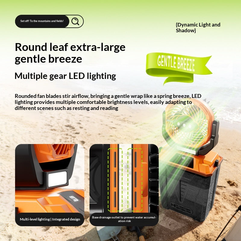 Kleiner Outdoor-Lüfter für Camping