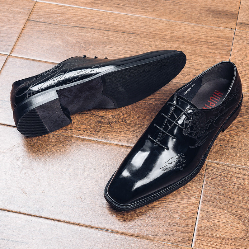 Business-Schuhe aus Kalbsleder mit Lasergravur – Bild 4 | LuxeStyle