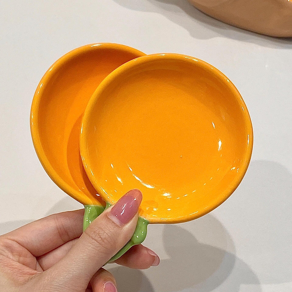 Keramik Saucenschälchen-Set mit Cartoon-Motiv