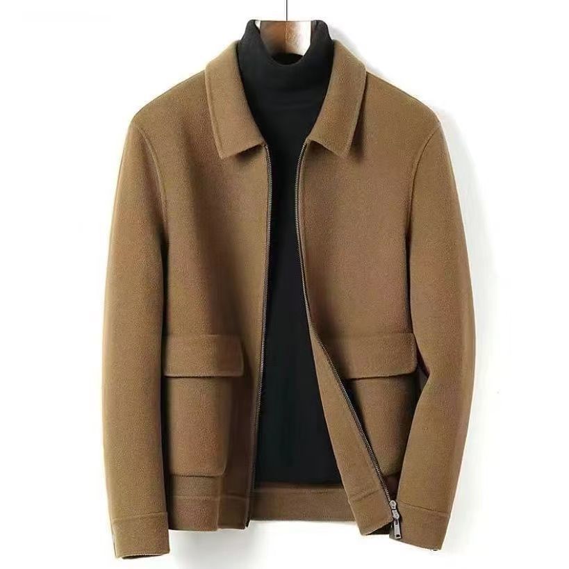 Cardigan aus Wollmischung mit Stehkragen