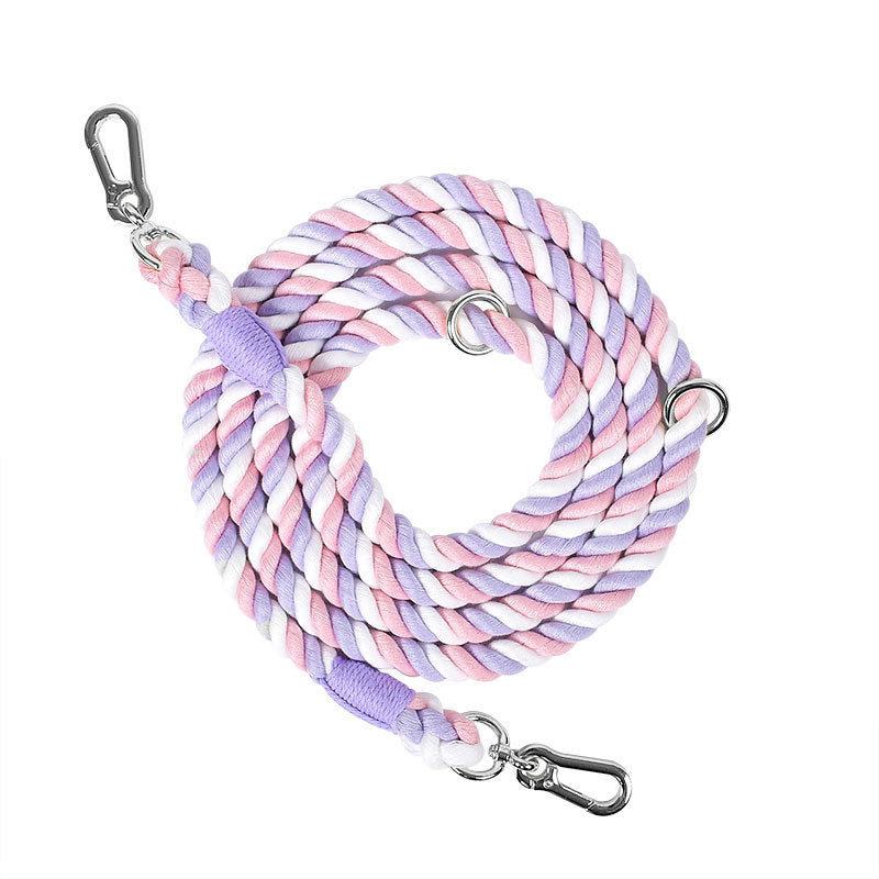 Regenbogen-Hundeleine, multifunktional – Bild 5 | LuxeStyle