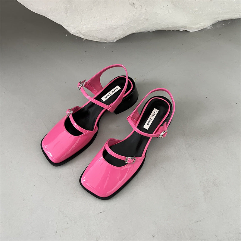Französische Sandalen mit Blockabsatz – Bild 3 | LuxeStyle