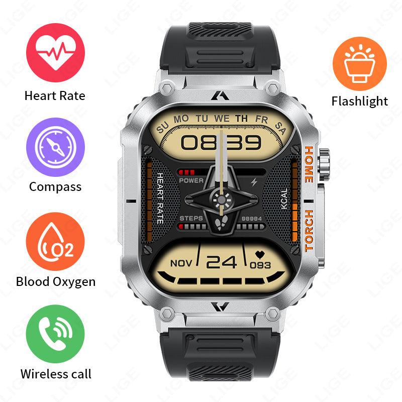 Smartwatch mit Gesundheits- und Sportfunktionen